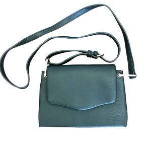 A New Day Women's‎ Faux Leather Mini Crossbody Purse Black Minimalist Casual